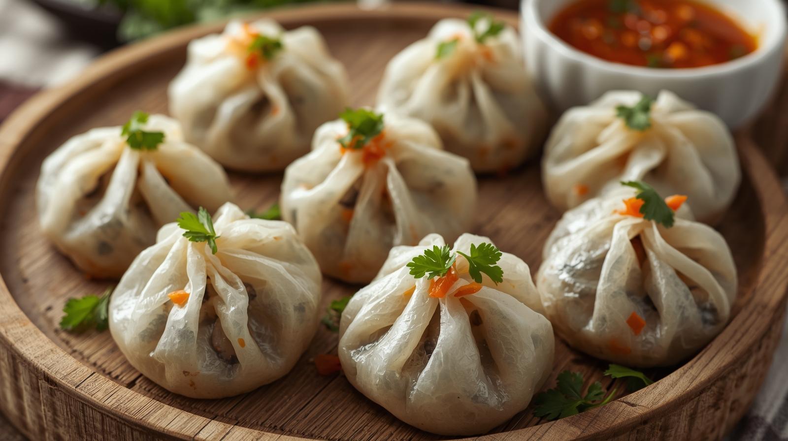 Mushroom Momos